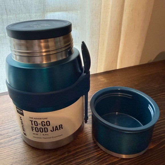 Stanley The Adventure To-Go Food Jar 24oz Stainless Steel NEW Teal Blue - Picture 6 of 9
